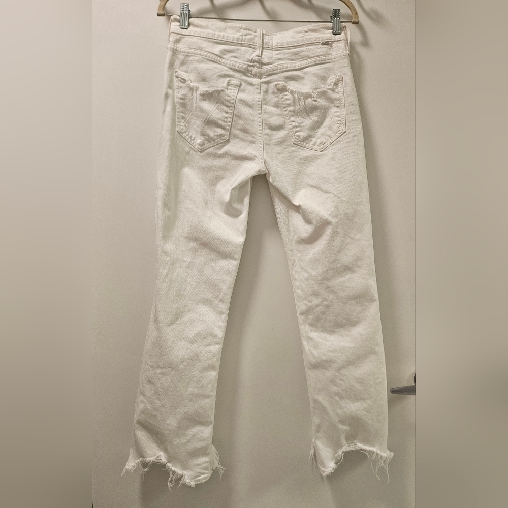 Mother Superior The Dutchie Ankle Jaw Distressed Jeans Size 26 - Picture 6 of 16
